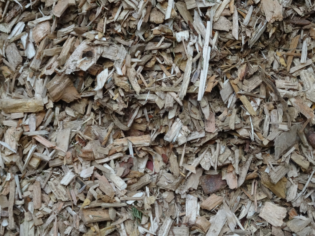 Woodchip close-up
