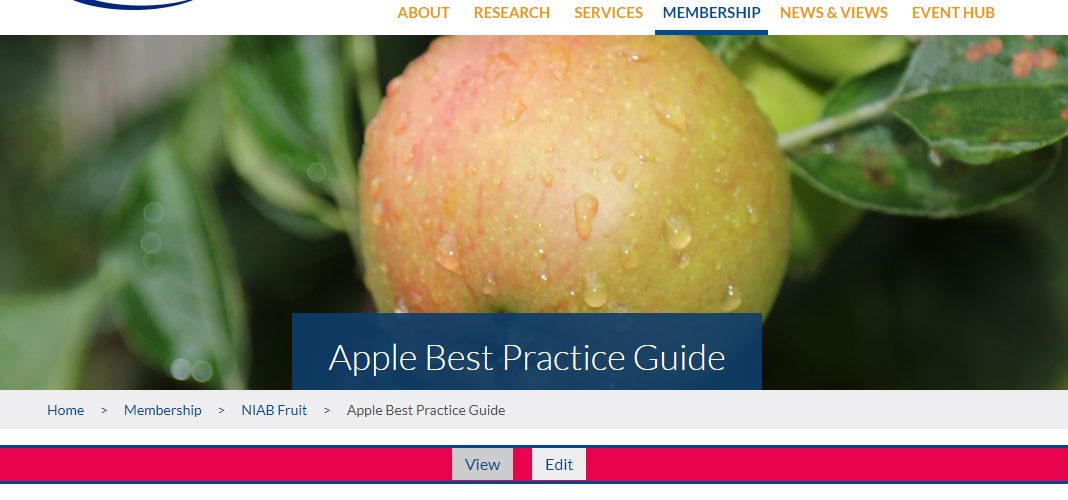 Apple Best Practice Guide on niab