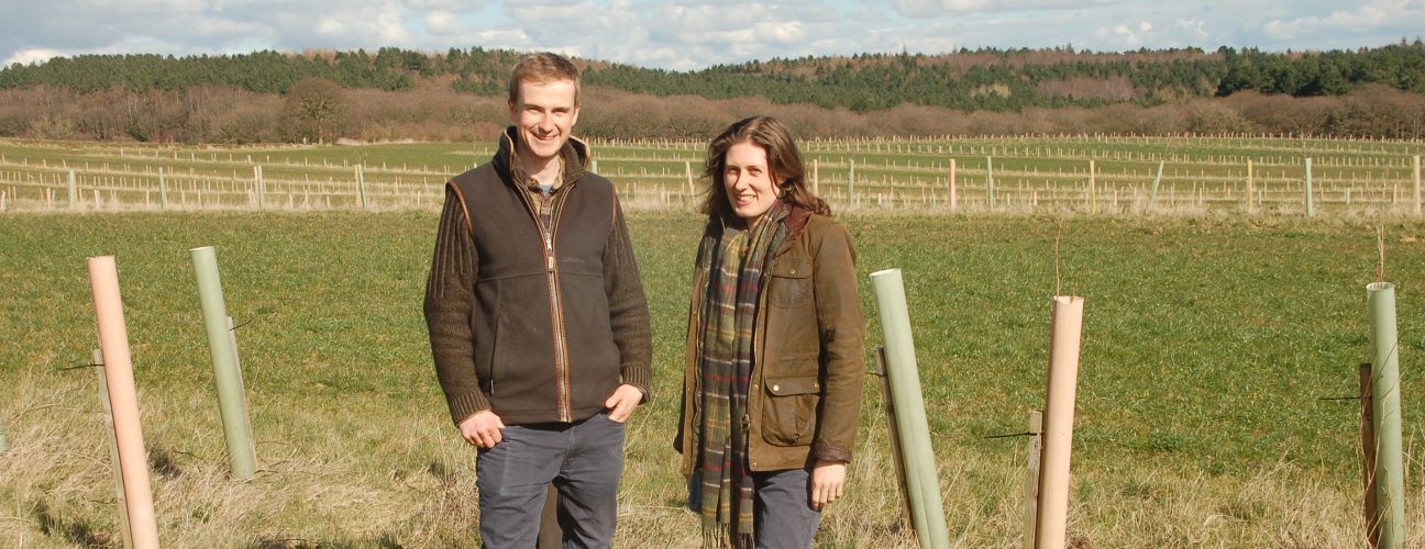 Farmers Alex and Hannah Fraser. March 2025