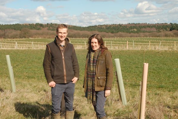 Farmers Alex and Hannah Fraser. March 2025