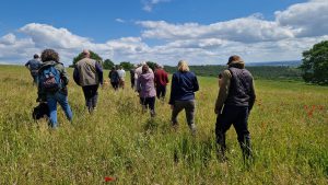 Particpants on a tour of Fraser Farms