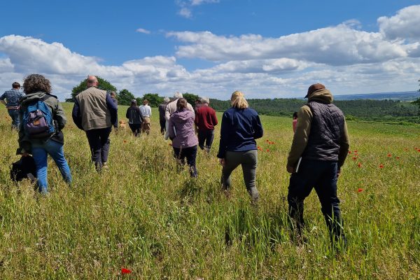 Particpants on a tour of Fraser Farms