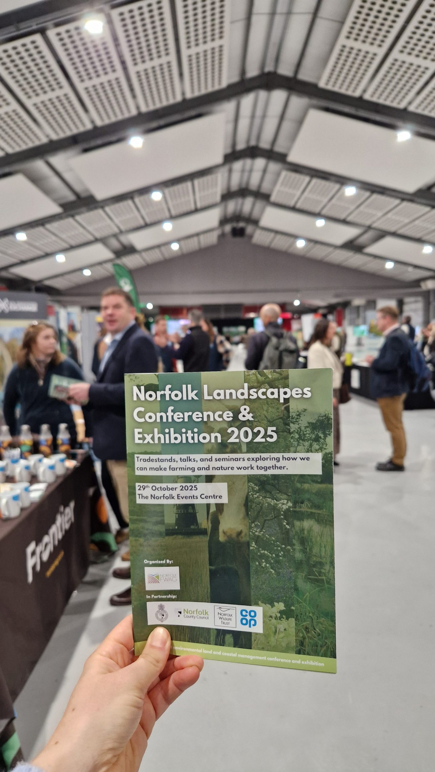 Holding the conference programme within the events hall