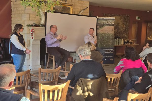 Stephen Briggs speaking at the Resilient Farm Roadshow Stephen Briggs speaking at the Resilient Farm Roadshow